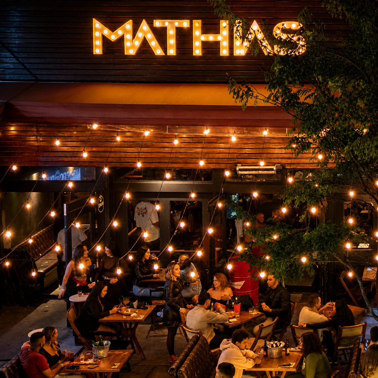 Ambiente do Boteco Mathias
